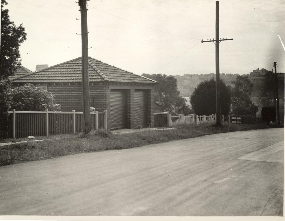 Lauderdale Avenue double garage, Fairlight, 19th March 1941