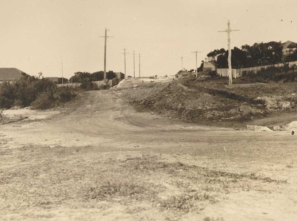 Lewis Street from New Street, Balgowlah Heights, 19th August 1933