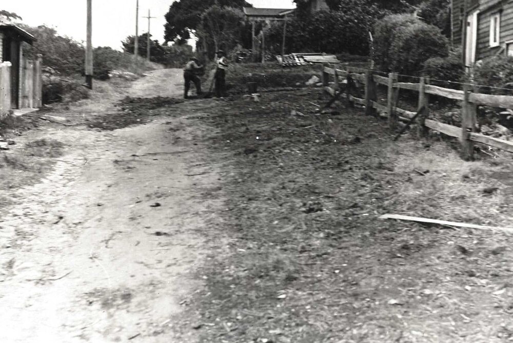 Lister Lane from Beach Street, Balgowlah, 23th December 1938