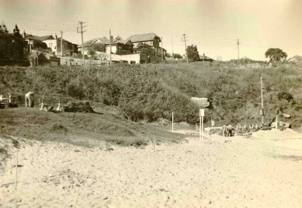Little Manly Beach, Manly, July 1955