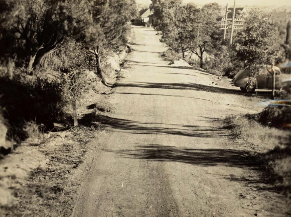 Looking south, Gordon Street, Balgowlah, 29th June 1946