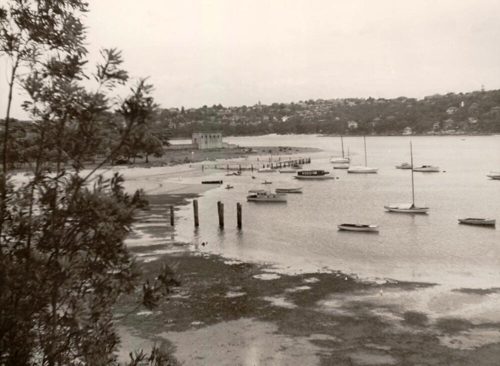 Low water at Clontarf pool, Clontarf, 20th December 1949