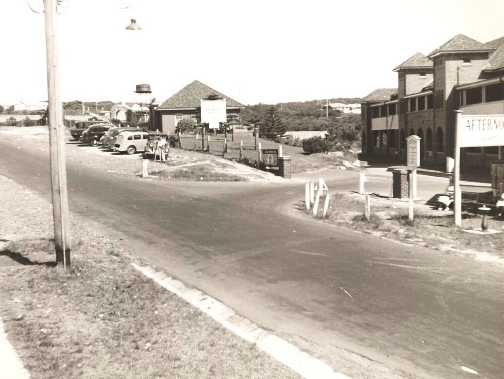 Manly Hospital entrance, Manly, 10th January 1950
