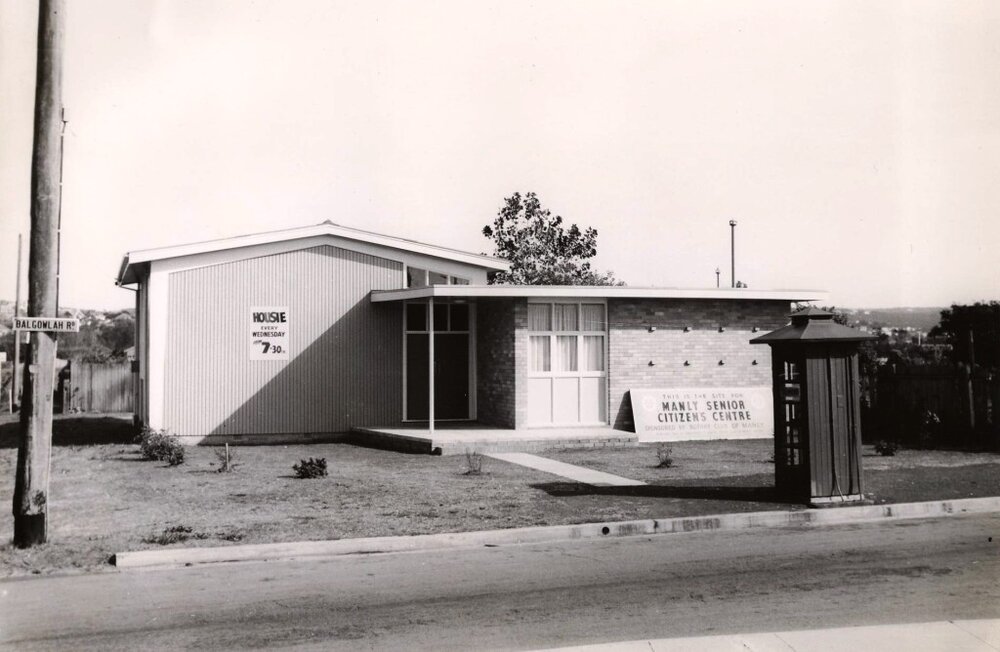 Manly Senior Citizens' centre, Balgowlah Road, Manly, 21st April 1959