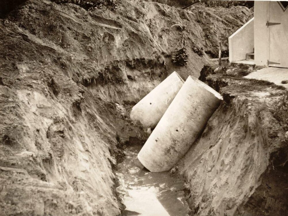 Monash Crescent drainage, Clontarf, 27th October 1950