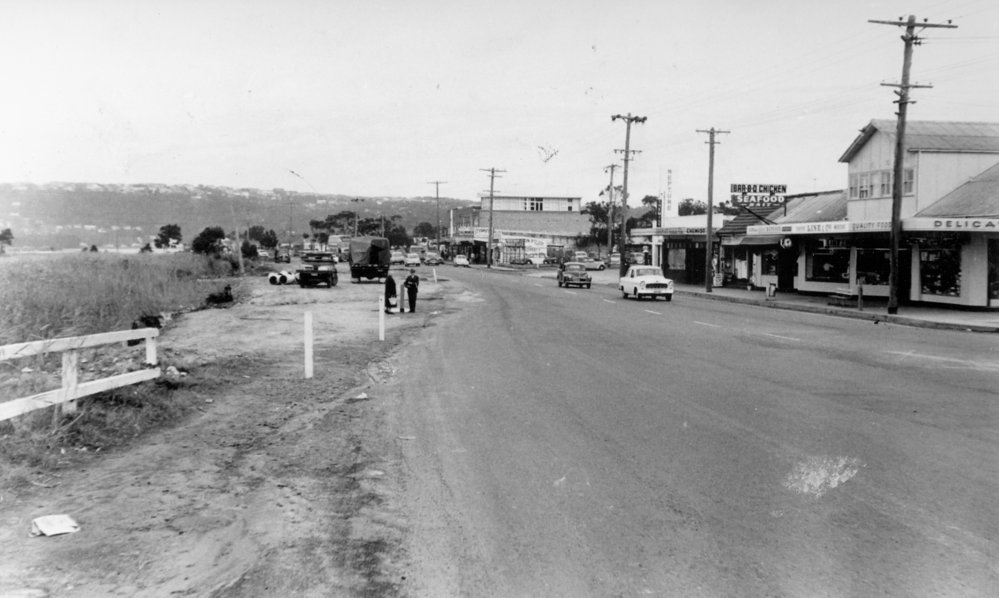 North Narrabeen Shops, Pittwater Road near  Wakehurst Parkway junction,  North Narrabeen