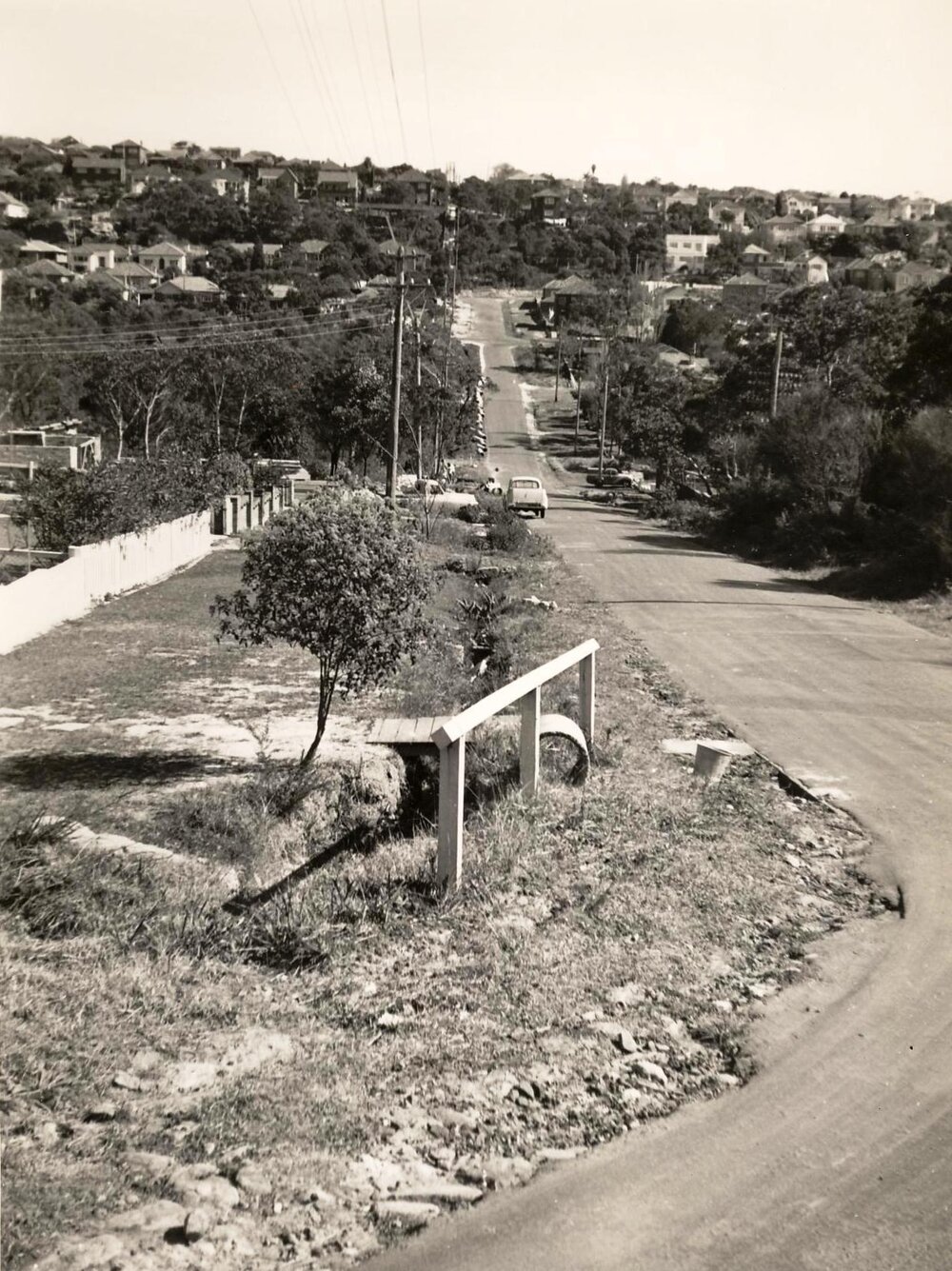 New Street from Curban Street, Balgowlah, August 1954