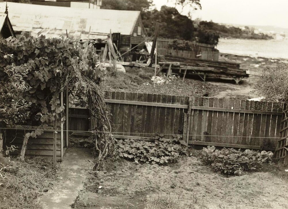 North Harbour boatshed, Balgowlah, January 1938