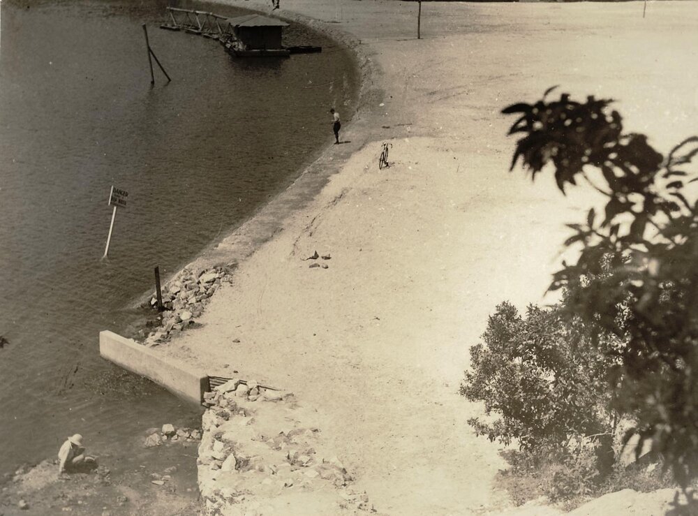 North Harbour high tide, Balgowlah, 7th January 1939