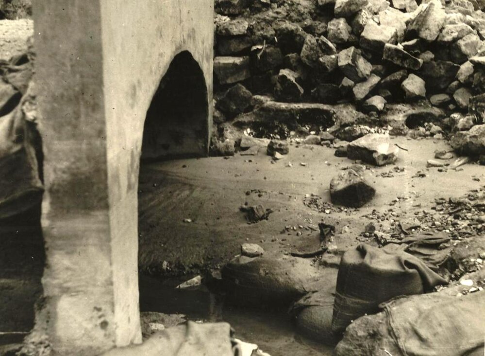 North Harbour outlet, Balgowlah, 7th October 1938