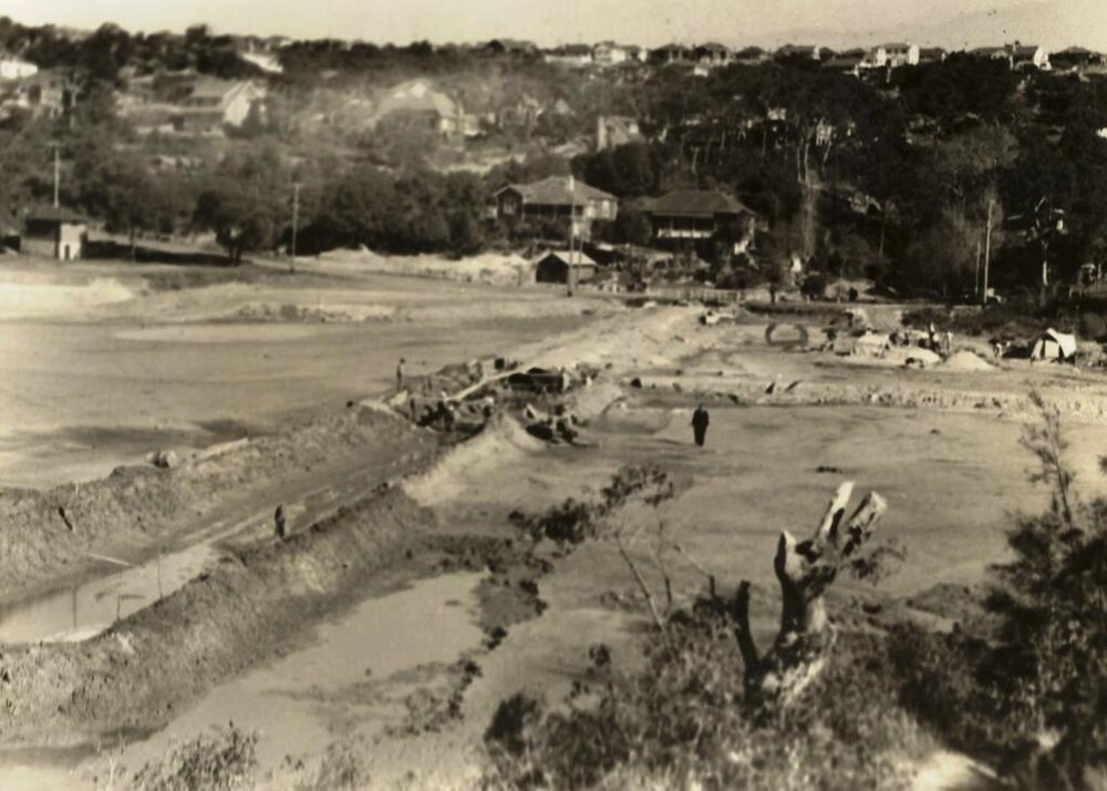North Harbour reclamation scheme, Balgowlah, 22nd July 1938