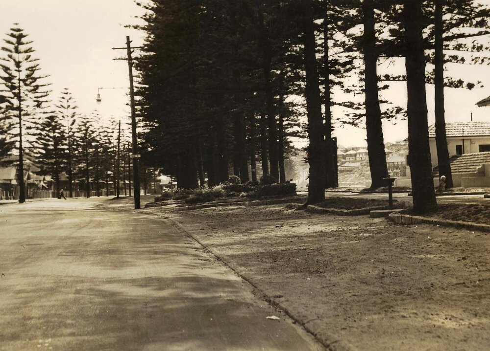 North Steyne Reserve, Manly, on 14th September 1937