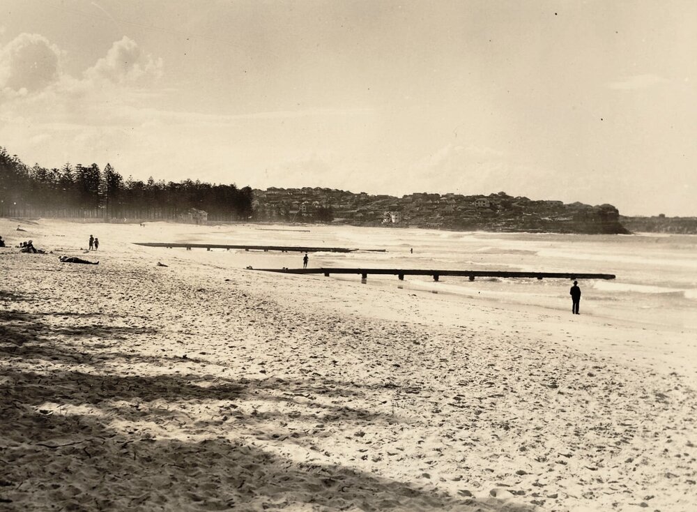 Ocean Beach, Manly, 12th April 1937