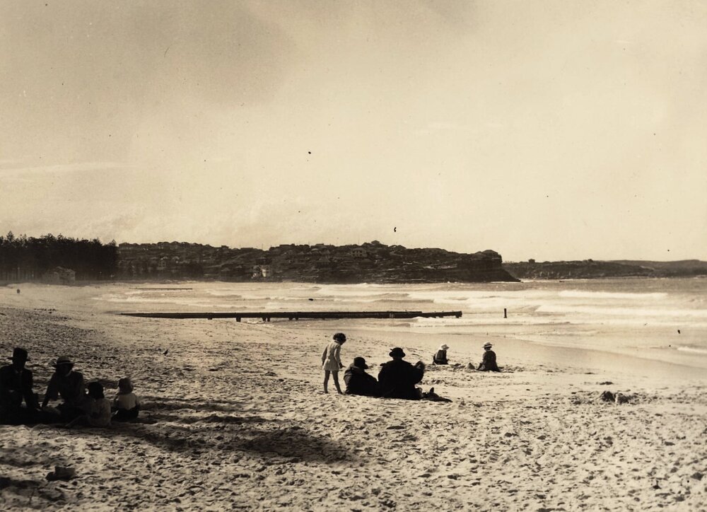 Ocean Beach, Manly, on 12th April 1937