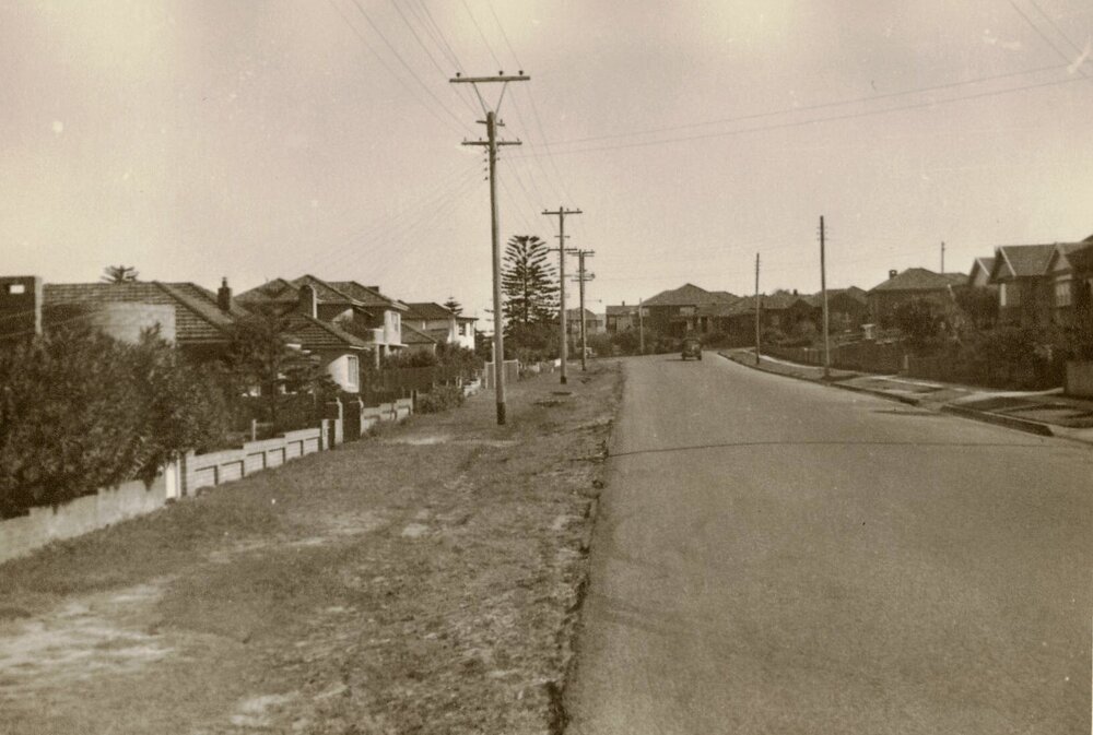 Palmerston Place and Ponsonby Parade, Seaforth, 1955