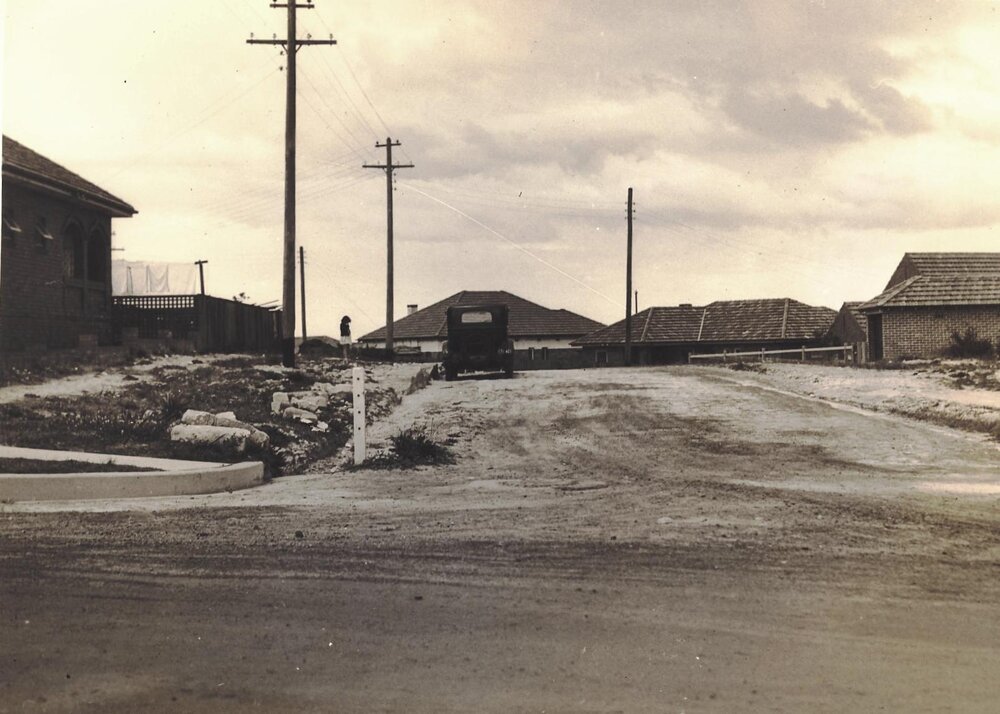 Plant Street at the corner of Ethel St, Balgowlah, 14th September 1937