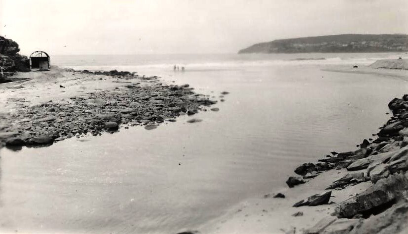 Queenscliff Lagoon, oulet n, Queenscliff, 1956