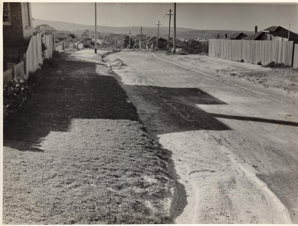 Radio Avenue from Abbott Street, Balgowlah Heights, 29th June 1946