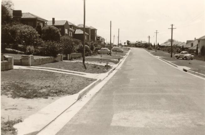 Radio Avenue west side, Balgowlah Heights, June 1954