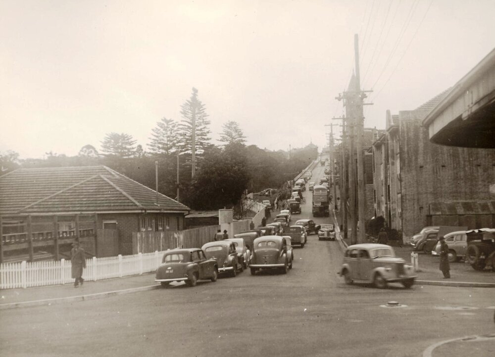 Raglan Street, Manly, 29th June 1950