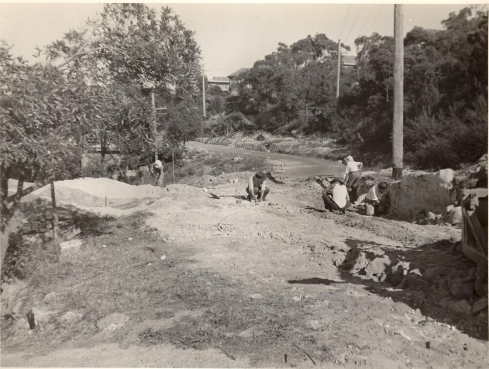 Richmond Road formation, Seaforth, May 1954