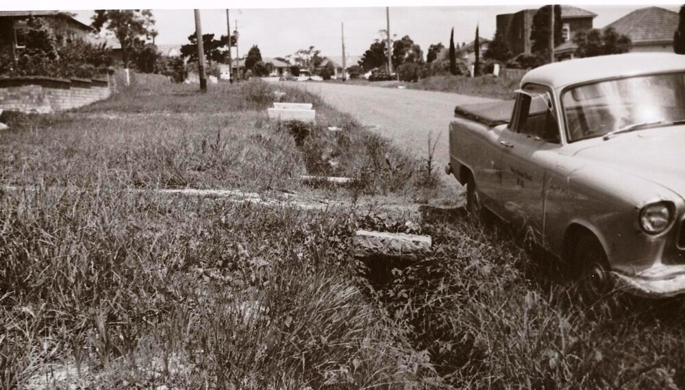Salisbury Square streetview, Seaforth, 13th February 1958