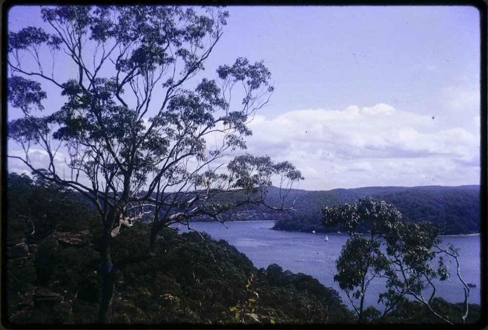 Elevated view of Pittwater, c1970s