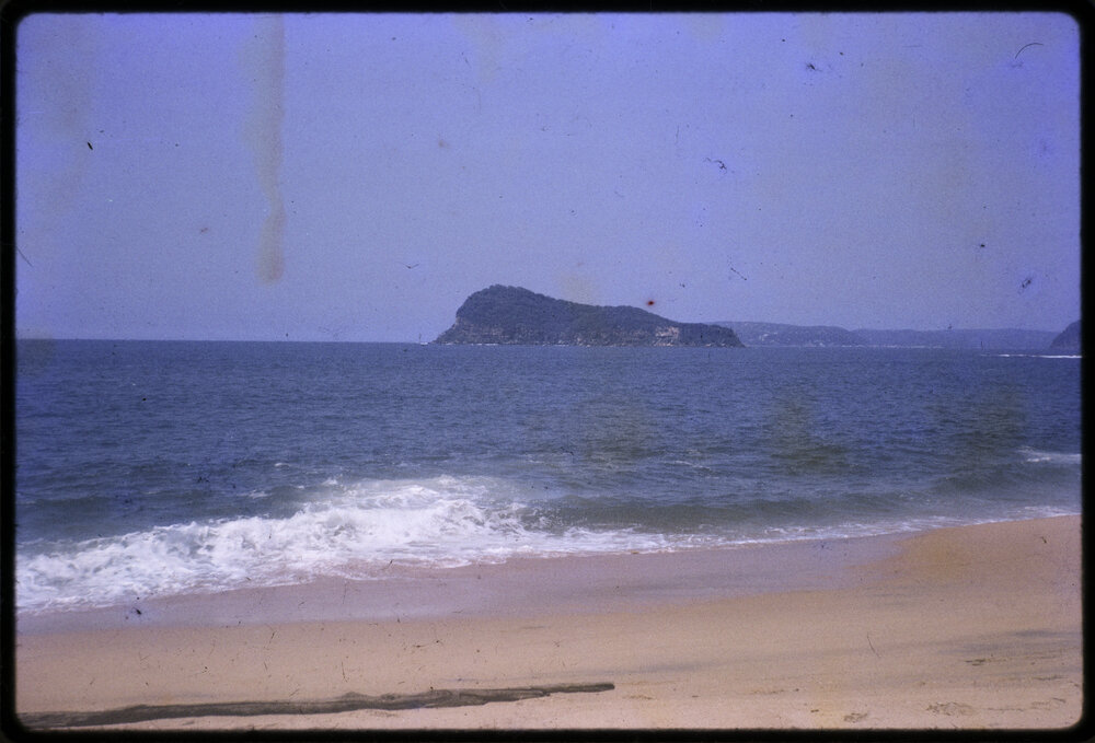 View of Lion Island, Broken Bay