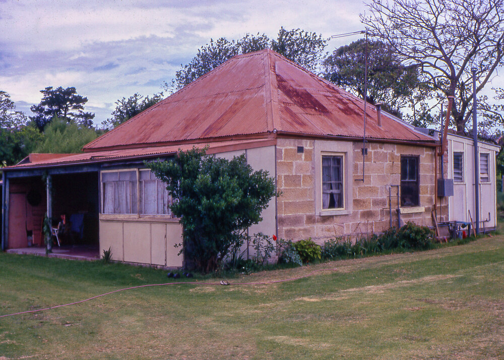 Eucalyptus Cottage at the end of Robert Avenue, North Manly, just prior to demolition 1973