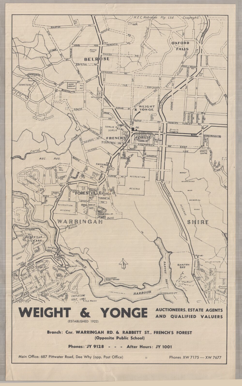 Frenchs Forest, Forestville, Belrose 1940s and 1950s