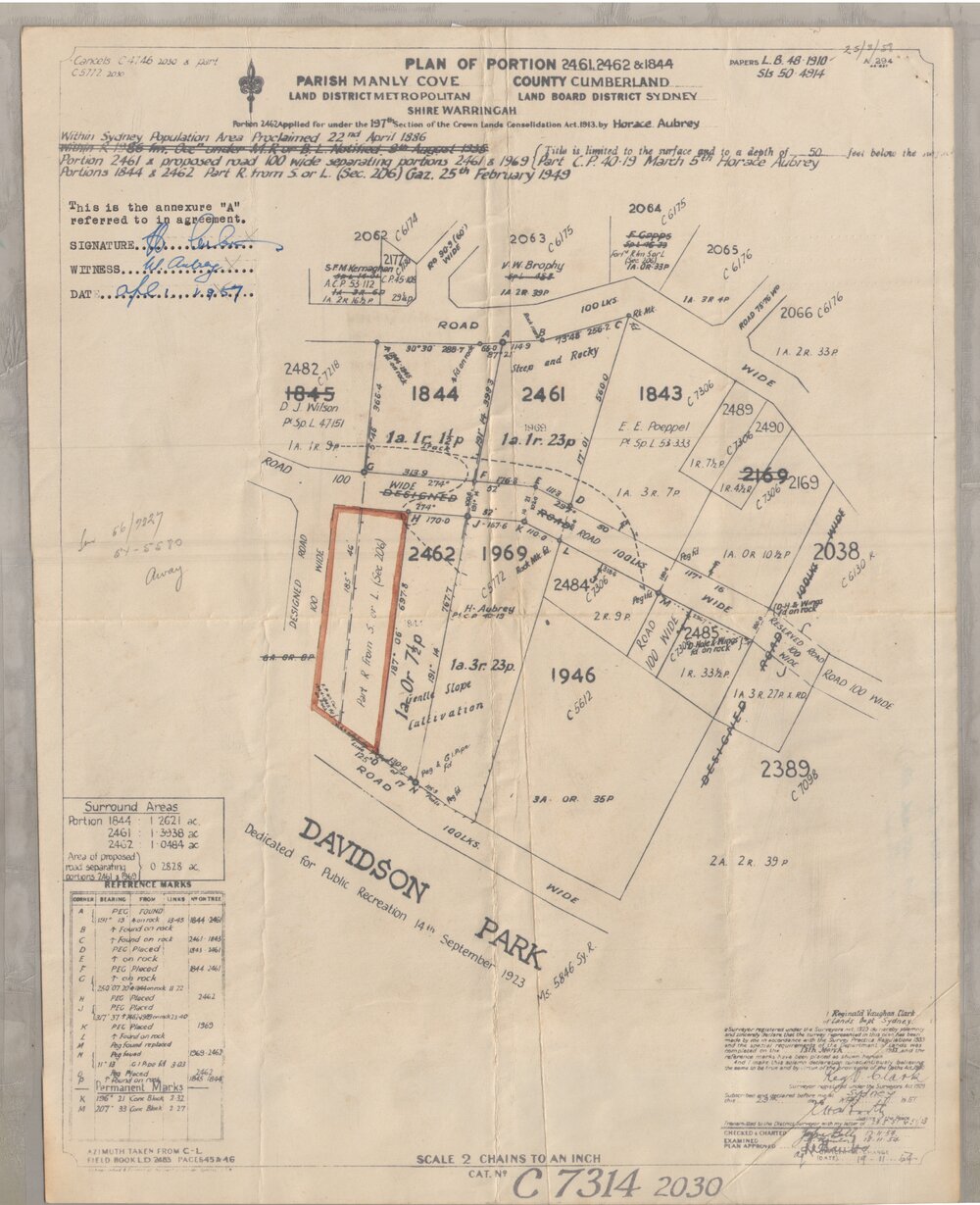 Forestville Subdivision Plan, Arthur Street and Angophora Street