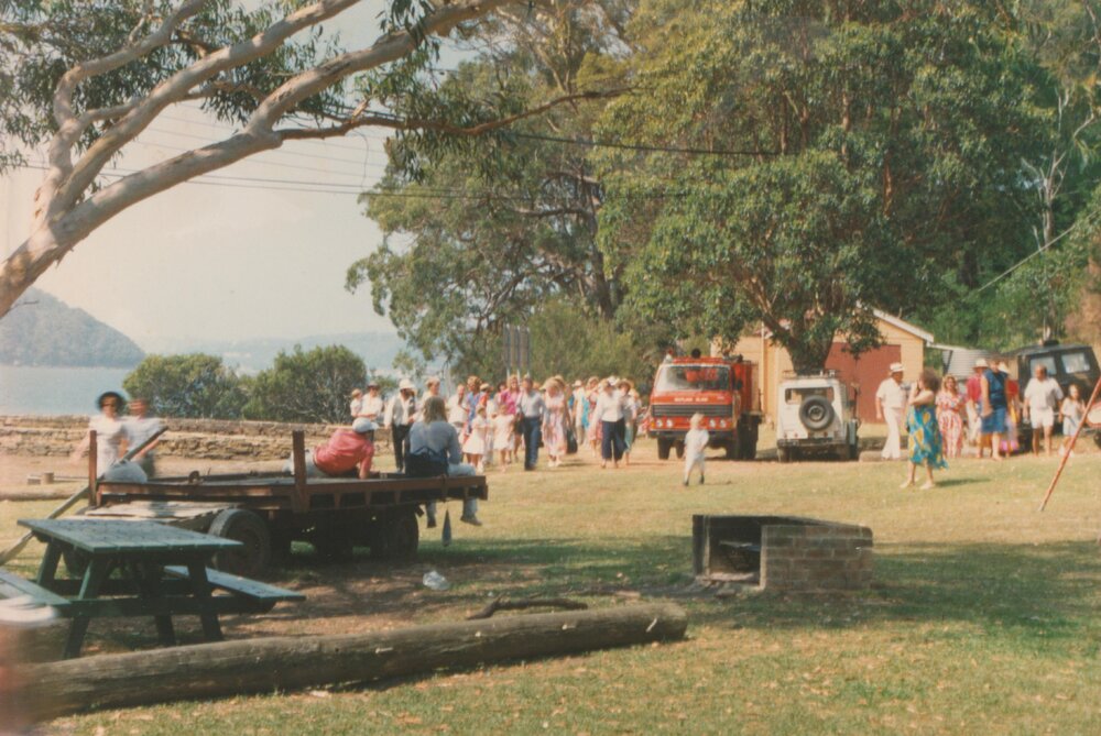 Local wedding of Graeme Richmond and Ruth Free, Scotland Island 