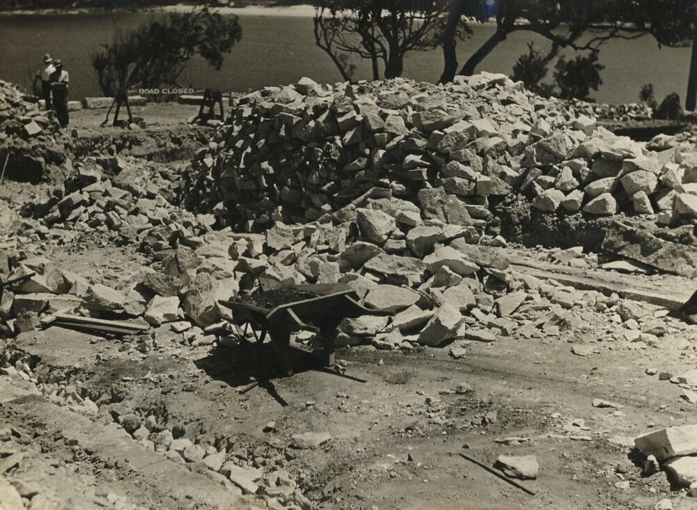Amiens Road and corner Beatrice Stree, construction continues, Clontarf, 1937 