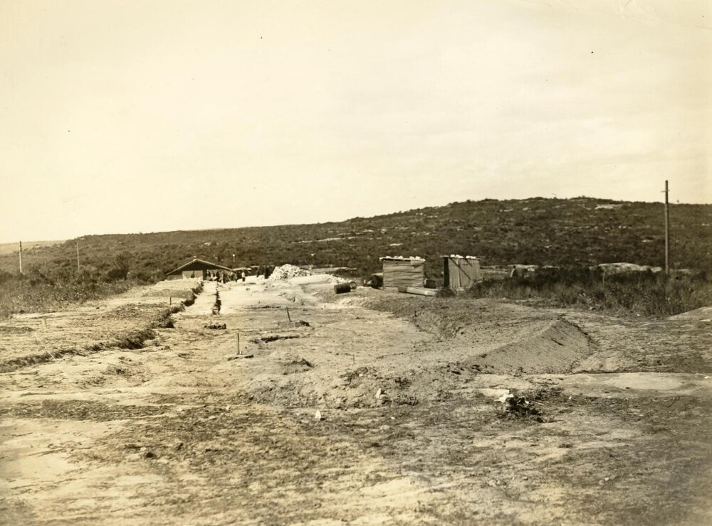 Abbot Street, Balgowlah Heights, under construction, 1935