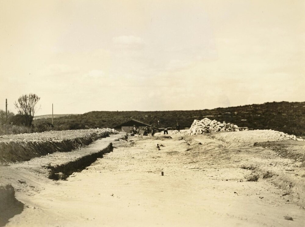Abbot Street, Balgowlah Heights, under construction, 1935