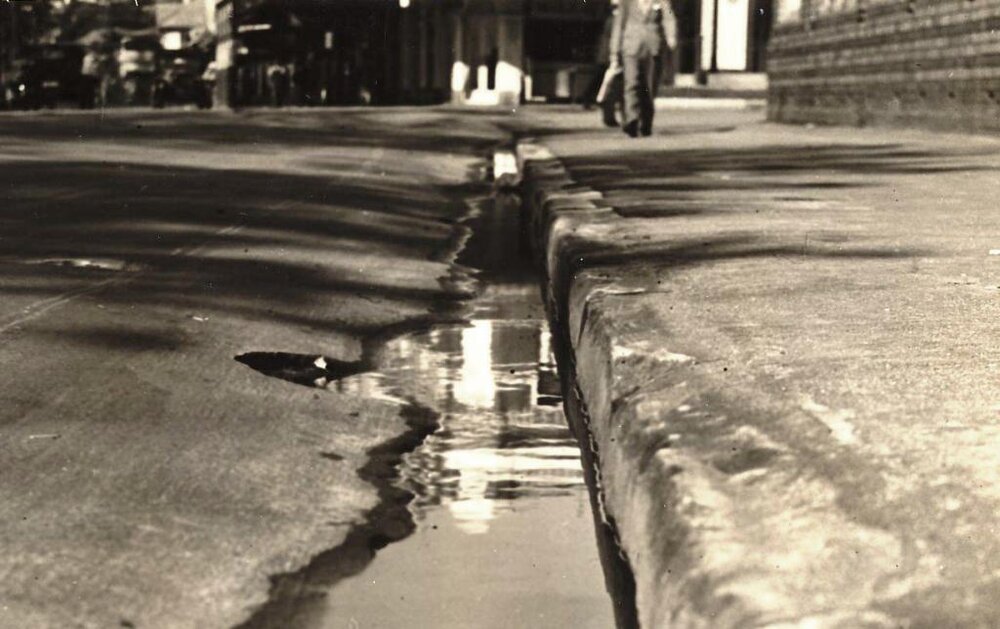 South Steyne corner The Corso, Manly, 1st July 1937