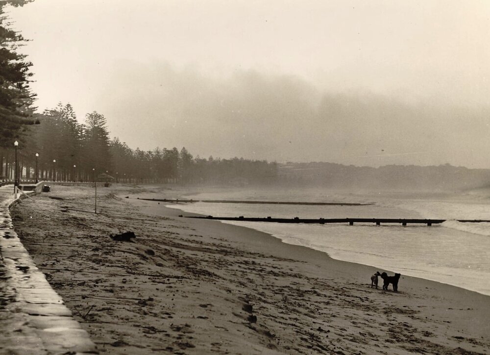 South Steyne scour, Manly, 25th June 1937
