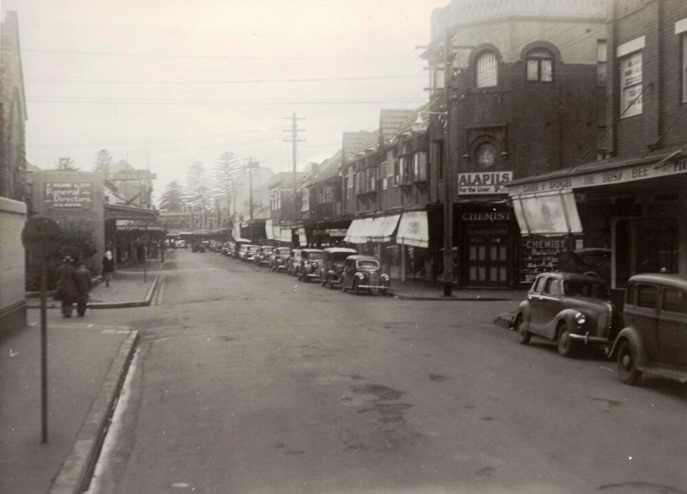 Sydney Road, Manly, 29th June 1950
