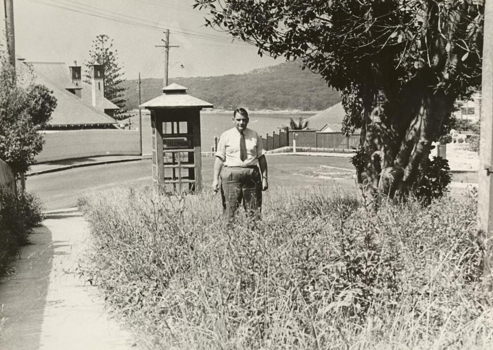 Telephone kiosk Margaret Street, Fairlight, 23rd January 1948
