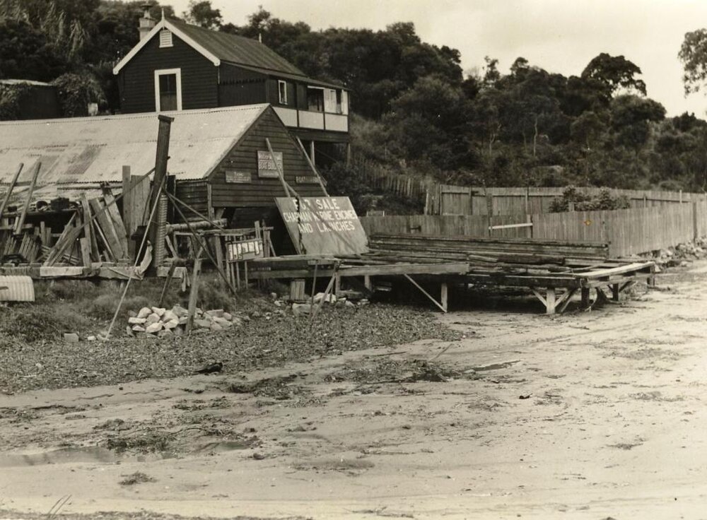 Verrall's boatshed, Manly, January 1938