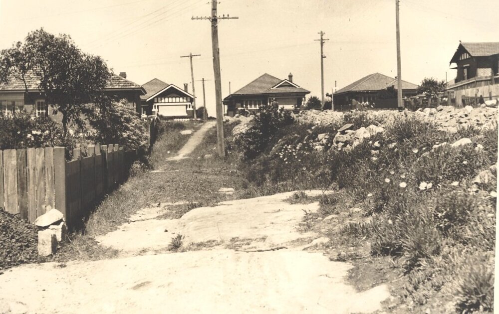 Violet Street east to Wanganella, Balgowlah, 13th November 1937
