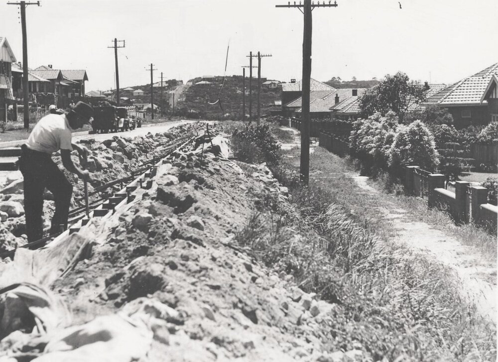 Violet Street west to Maretimo, Balgowlah, 13th November 1937