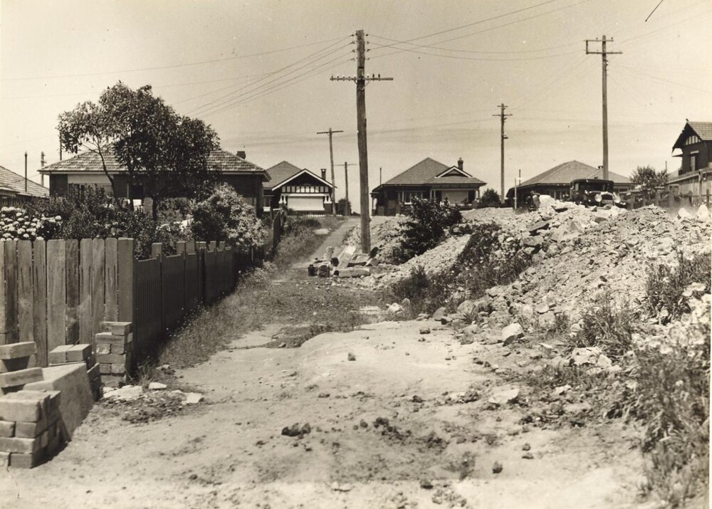Violet Street, Mr Ellison's property, Balgowlah, 25th November 1937