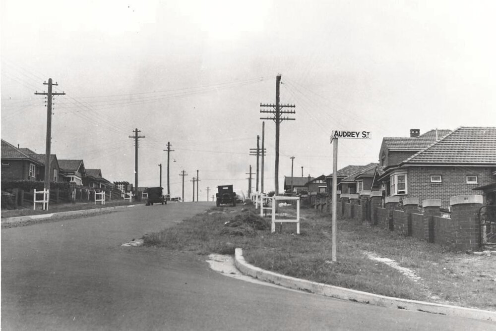 Wanganella Street south from Audrey, Balgowlah, 20th January 1937
