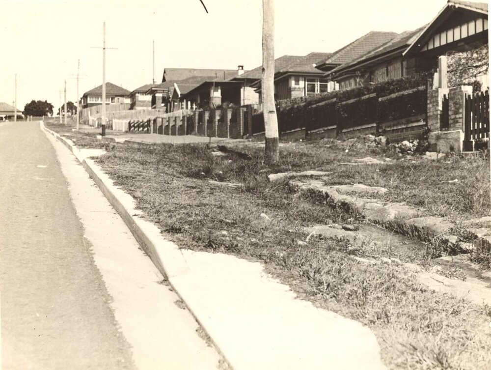 Waratah Street, Fairlight, 23rd August 1932