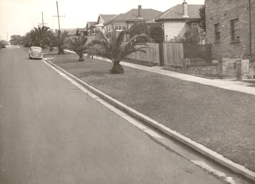 Waratah Street near Griffiths Street, Fairlight, 26th May 1949