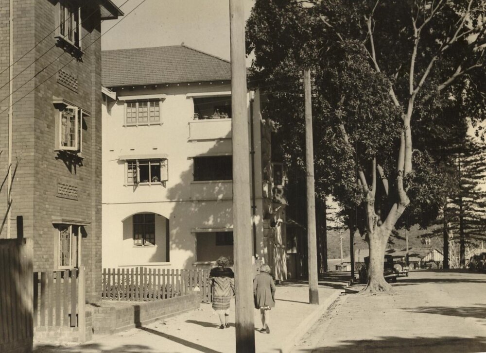 Wentworth Street corner East Esplanade, Manly, 22nd July 1938