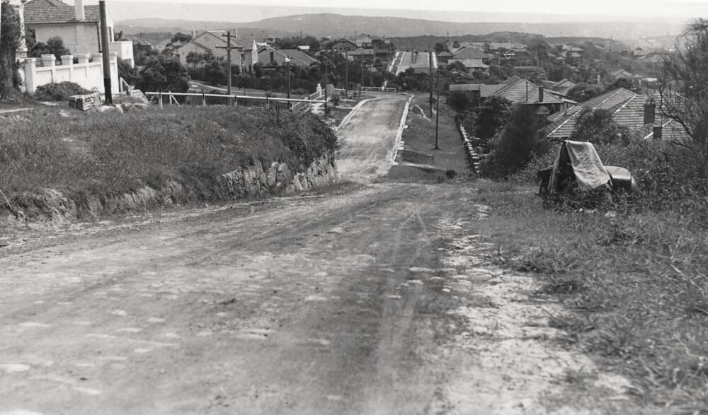 West Street from New Street, Balgowlah, 26th January 1939