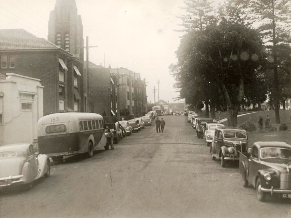 West Promenade, Manly, on 29th June 1950