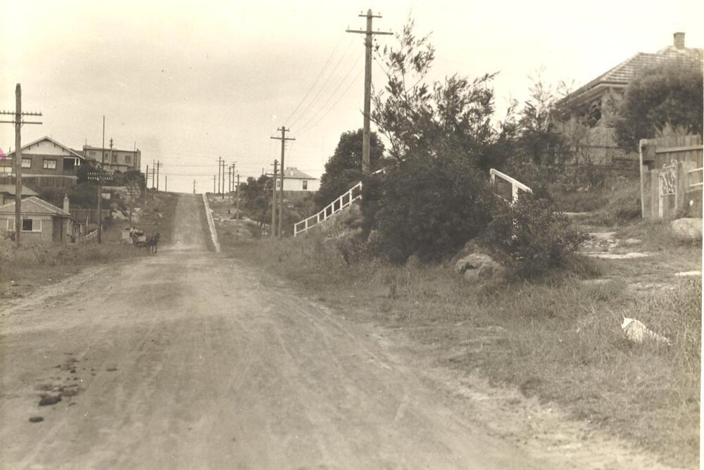 West Street south from Griffiths, Balgowlah, 20th January 1937